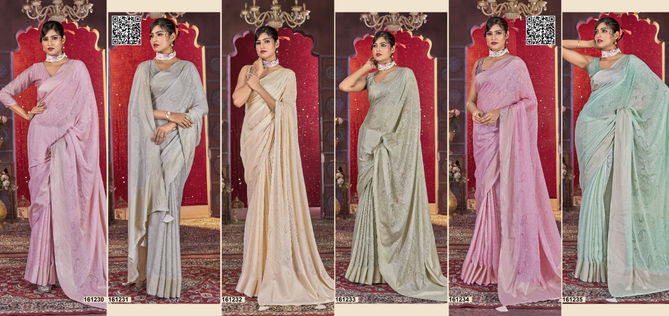 Divya By Vallabhi Designer Brasso Sarees Wholesale Shop In Surat